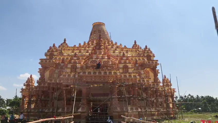 অযোধ্যার রাম মন্দিরের আদলে সেজে উঠছে তেলিয়ামুড়ার প্রোগ্রেসিভ ইয়ুথ ক্লাব, বাজেট প্রায় ৩৫ লক্ষ টাকা