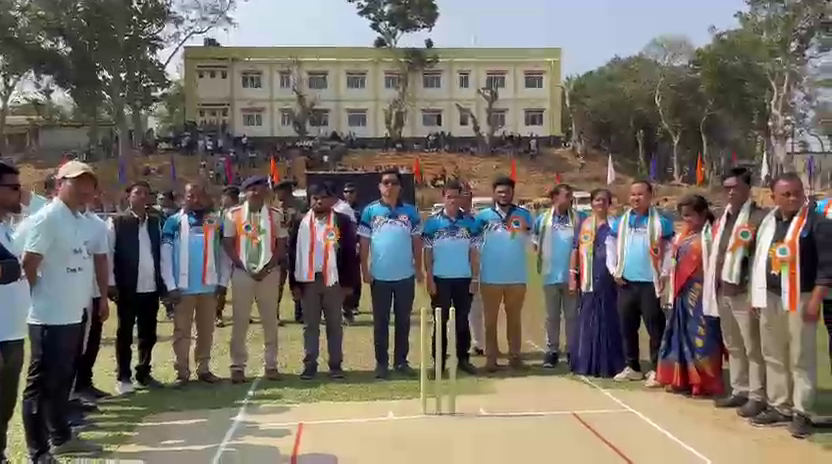 ব্যাপক উৎসাহ উদ্দিপনার মধ্যদিয়ে শান্তির বাজারে শুভসূচনা করাহয় এম এল এ কাপ ২০২৬