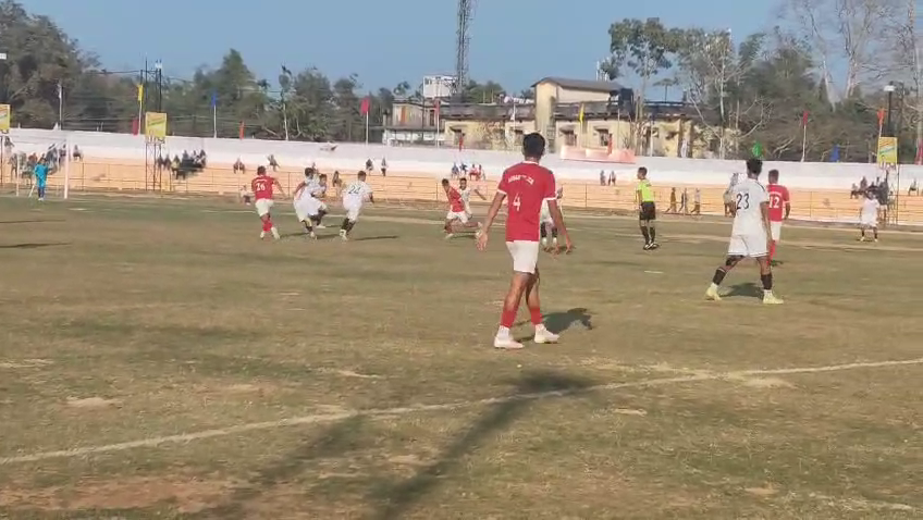 আসাম পুলিশকে ৩-০ গোলে পরাজিত করে  সেমিফাইনালে পৌছল ত্রিপুরা পুলিশ।