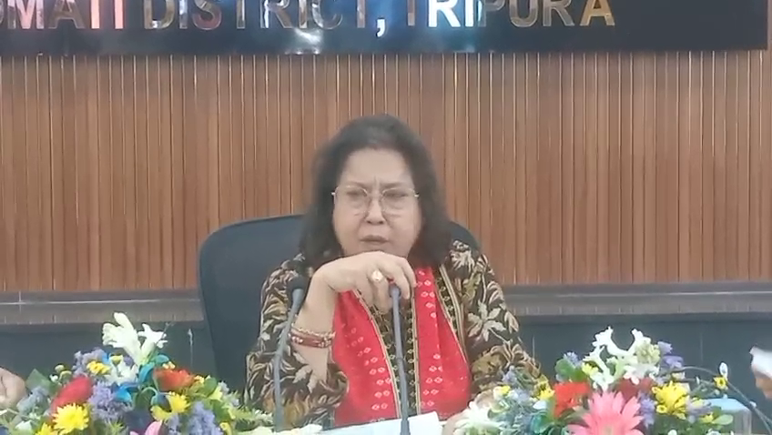 গোমতী জেলা ভিত্তিক দিশা কমিটির সভা অনুষ্ঠিত হয় উদয়পুর সার্কিট হাউসে