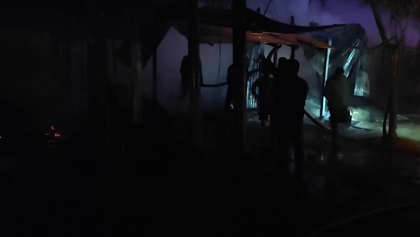 খোয়াই অফিসটিলা রোডে বিধ্বংসী অগ্নিকাণ্ড