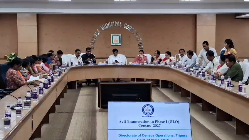  বিকশিত ভারত ও ত্রিপুরা ঘটনে জনগণনা গুরুত্বপূর্ণ ,বৈঠকে কর্পোরেটরদের পাঠ দিলেন মেয়র
