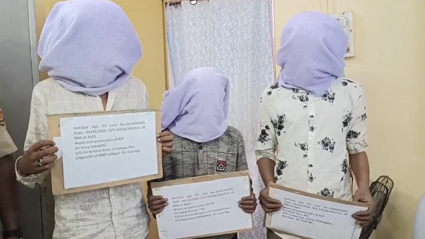 রাজধানীতে গ্রেপ্তার তিন চোর ,উদ্ধার চুরি যাওয়া সামগ্রী