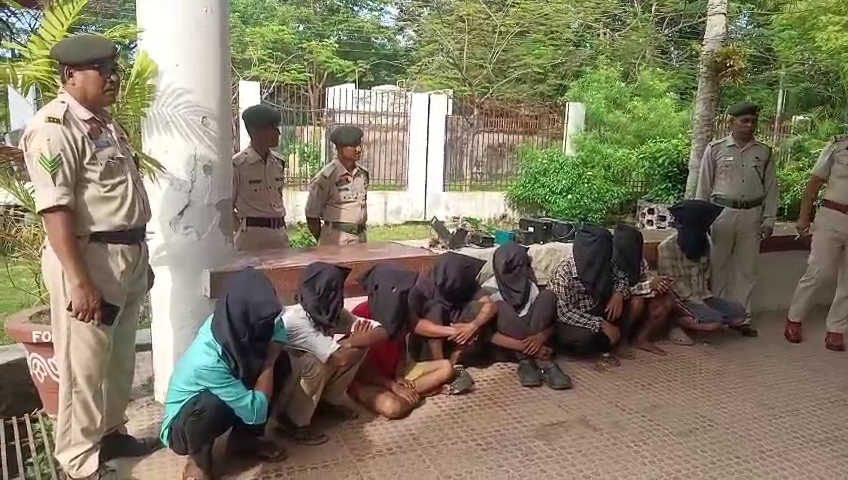  সরকারি কার্যালয়ে চুরির ঘটনায় ৯ চোরকে গ্রেপ্তার করল এনসিসি থানার পুলিশ 