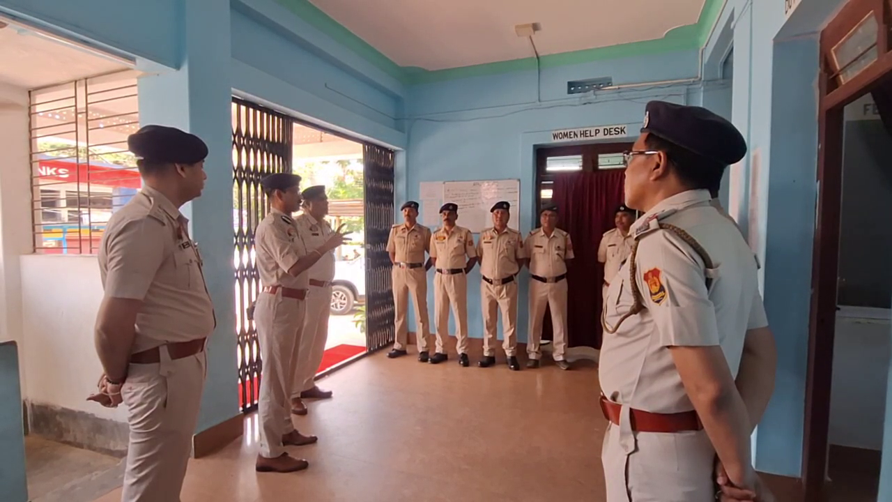 ত্রিপুরায় নর্দান রেঞ্জের ডিআইজির রুটিন পরিদর্শন পুলিশি ব্যবস্থাকে আরও গতিশীল করার বার্তা