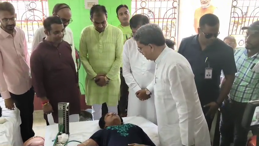 প্রধানমন্ত্রী নরেন্দ্র মোদীর সফল ১২ বছর পূর্তি উপলক্ষে ৩৯ নম্বর পুর ওয়ার্ডের উদ্যোগে এক মেগা রক্তদান শিবির