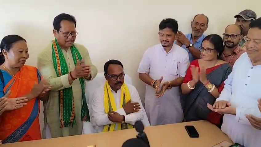 খোয়াই জেলা বিজেপি কার্যালয়ে দায়িত্ব গ্রহণ নতুন সভাপতির, বামমুক্ত ত্রিপুরা গড়ার ডাক বিধায়ক পিনাকীর