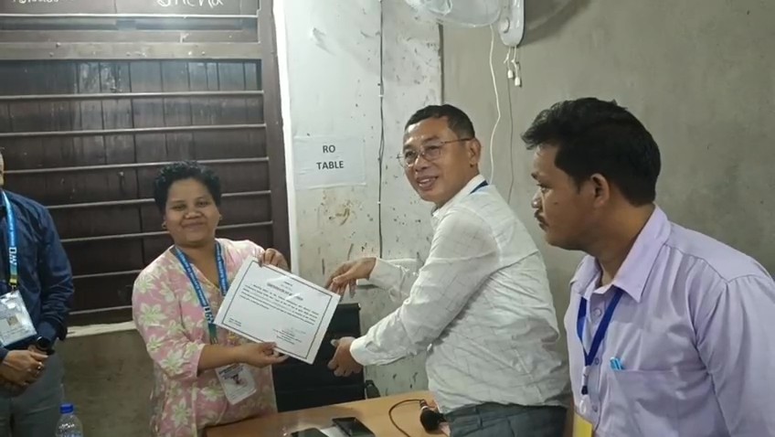 ১০ কুলাই-চাম্পাহাউর কেন্দ্রে  জয়ী হয় তীপ্রামথা প্রার্থী রাজেশ্বর দেববর্মা