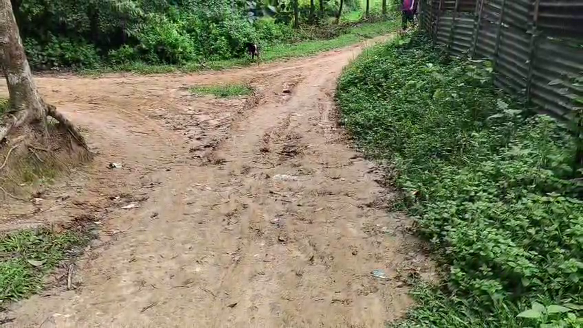 কাঁচা রাস্তার দুর্ভোগে নাজেহাল গ্রামবাসী, দ্রুত সংস্কারের দাবি ভোট বয়কটের হুঁশিয়ারি