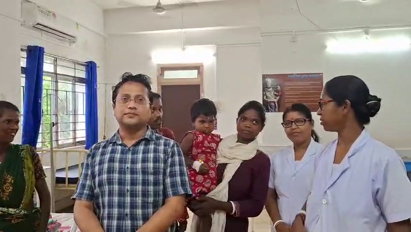 ধর্মনগর জেলা হাসপাতালে আড়াই বছরের শিশু প্রীতির সফল চক্ষু অস্ত্রোপচার