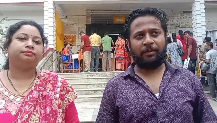 নতুন শিক্ষাবর্ষের ভর্তি প্রক্রিয়া শুরু ,শিশু বিহারে অভিভাবকদের ব্যাপক ভিড় পরিলক্ষিত 