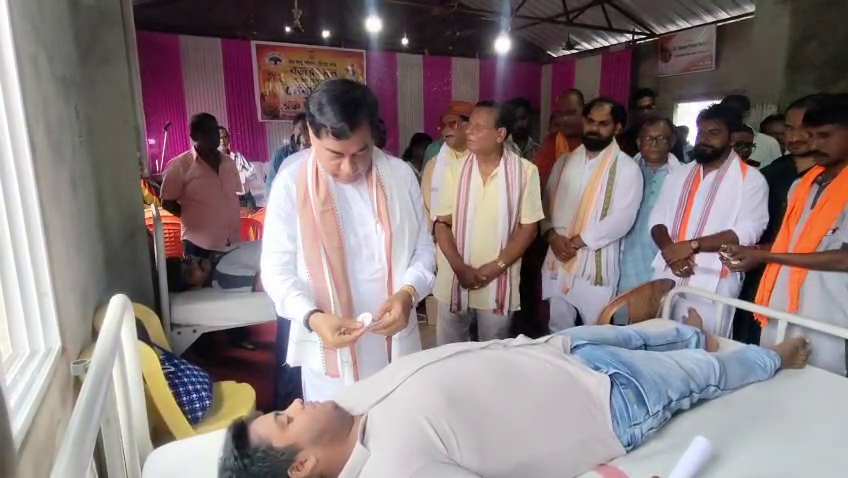  সেবা সপ্তাহ উপলক্ষে বজরং দলের রক্তদান শিবির  