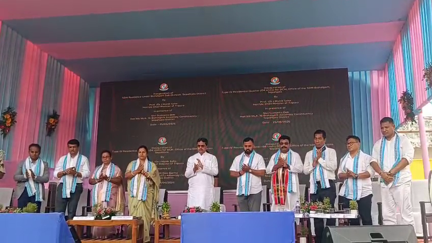 সিপাহীজলা জেলার অধীনে ২০ টি প্রকল্পের উদ্বোধন করেন মুখ্যমন্ত্রী 