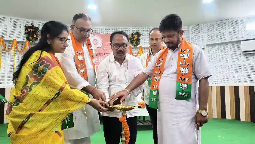 বিজেপি খোয়াই জেলা কমিটির উদ্যোগে জেলা প্রশিক্ষণ শিবির