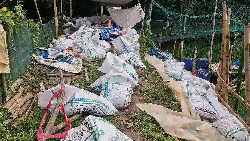 কৃষকদের ফসল নষ্ট করে দেওয়া ও পুকুরে বিষ ঢেলে দেয়