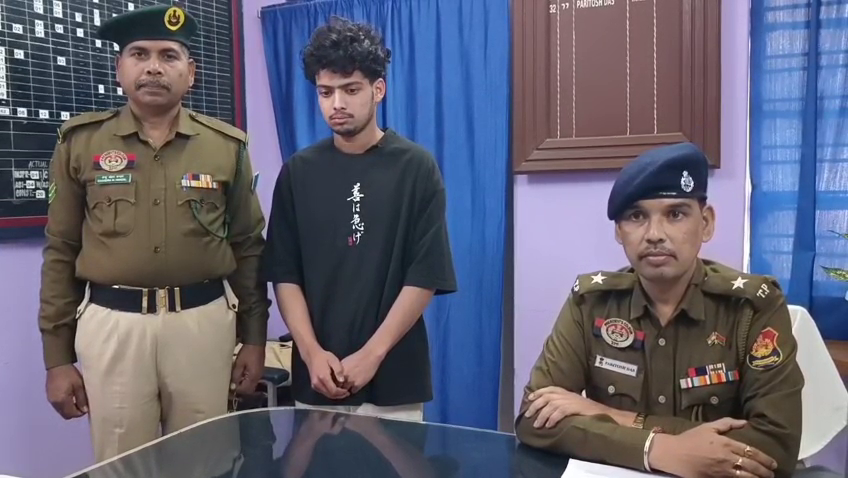 ধৃত মায়ানমারের যুবক 