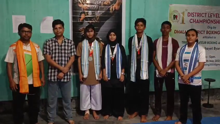 কমলপুরের পাঁচ খেলোয়াড়ের দুর্দান্ত লড়াই, তিন পদকে উজ্জ্বল ত্রিপুরার নাম