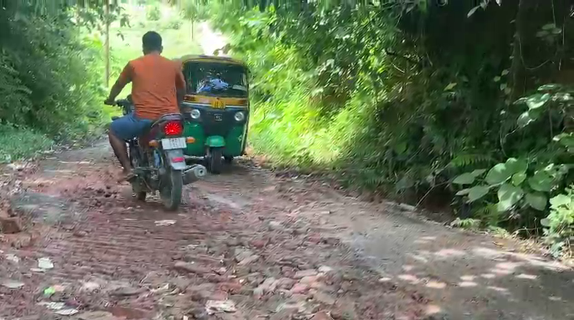 মান্দাইয়ের লরি বাজার থেকে দিনান কোবরা যাওয়ার বেহাল রাস্তা মেরামতের দাবি স্থানীয়দের, চরম দুর্ভোগে এলাকাবাসী